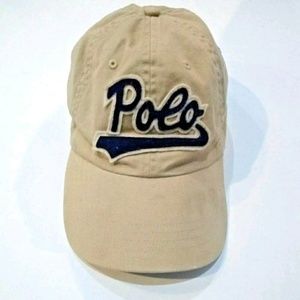Polo Ralph Lauren Spell Out Logo Strapback Hat Cap